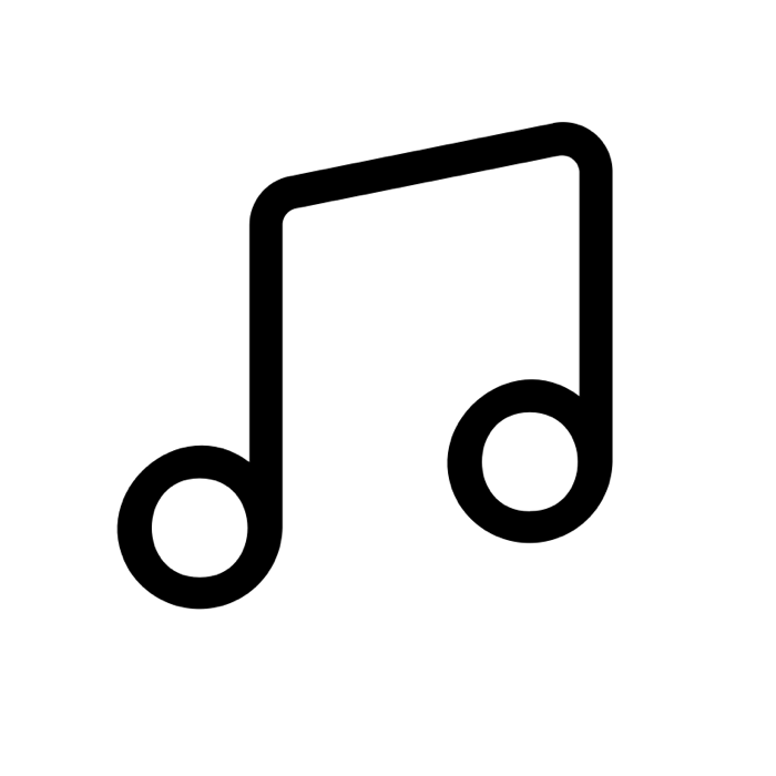 Music application link icon