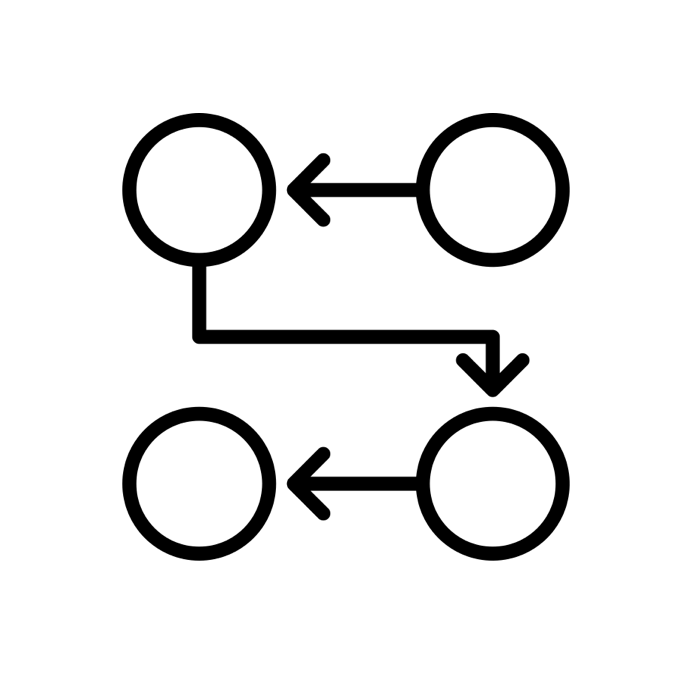 Travelling salesman link icon