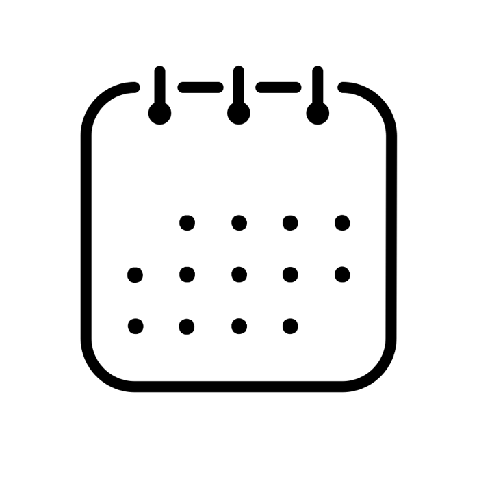 Intelligent timetable link icon.