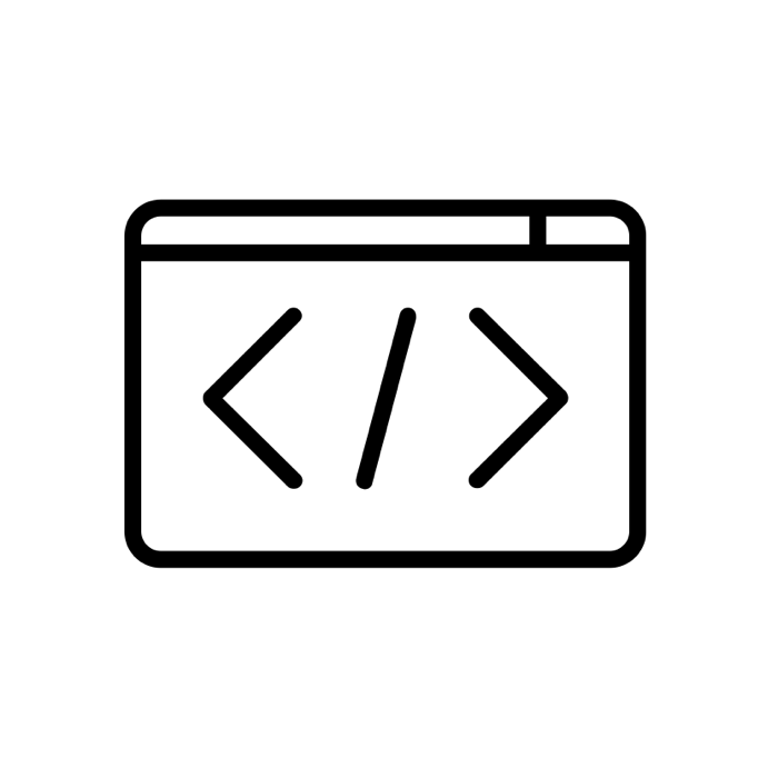 Personal website link icon