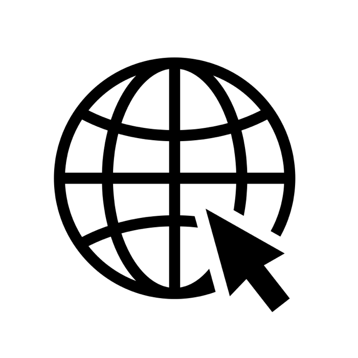 Commercial website link icon